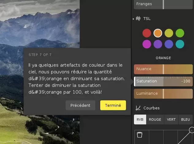 Polarr tuto steps2