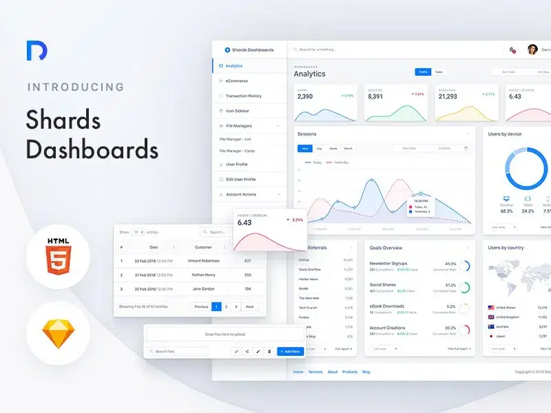 Projets portfolio partager des templates ou modèles gratuits à télécharger