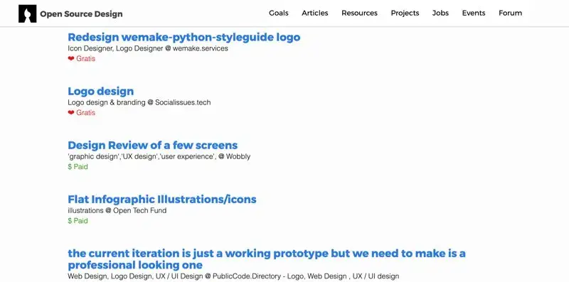 Projets portfolio participer à des projets open source / associatifs
