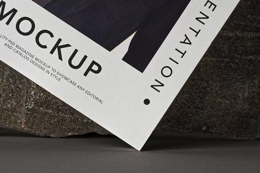 Mockup magazine gratuit Psd magazine mockup showcase 3