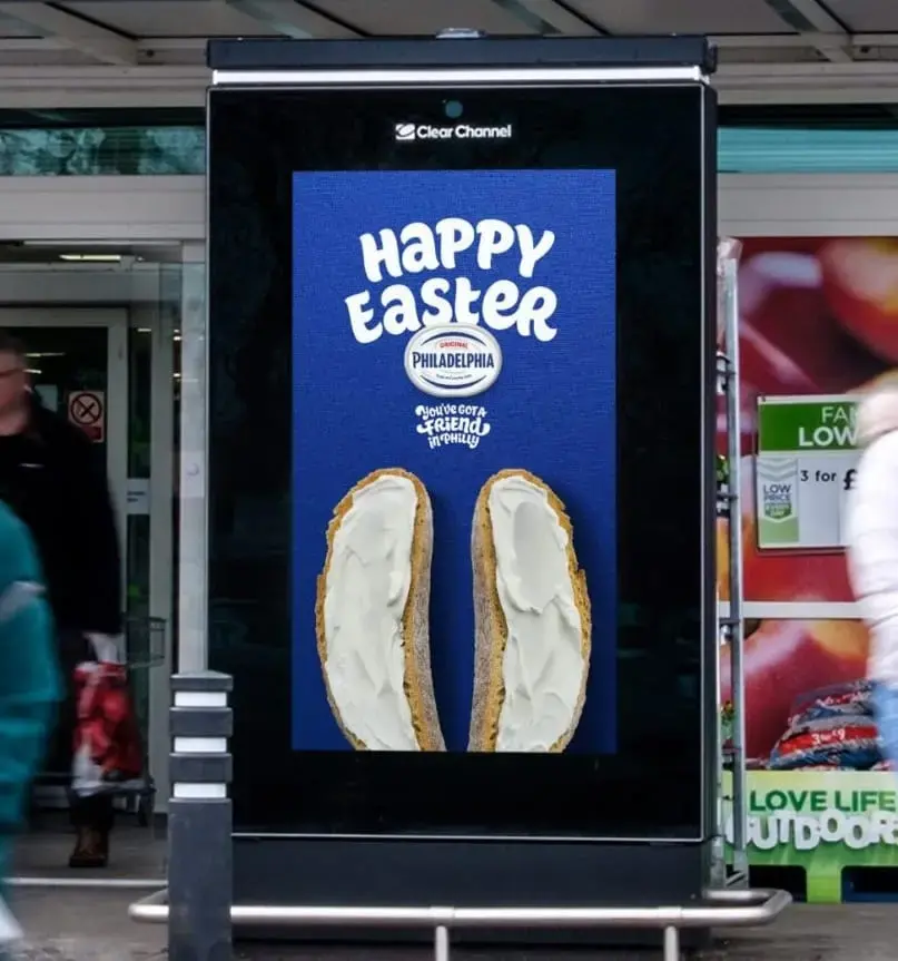 Publicite paques philadelphia