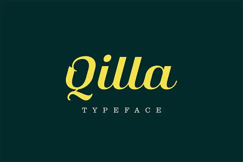 Qilla free font