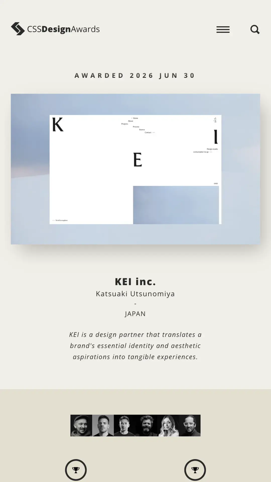 Responsive webdesign css design awards