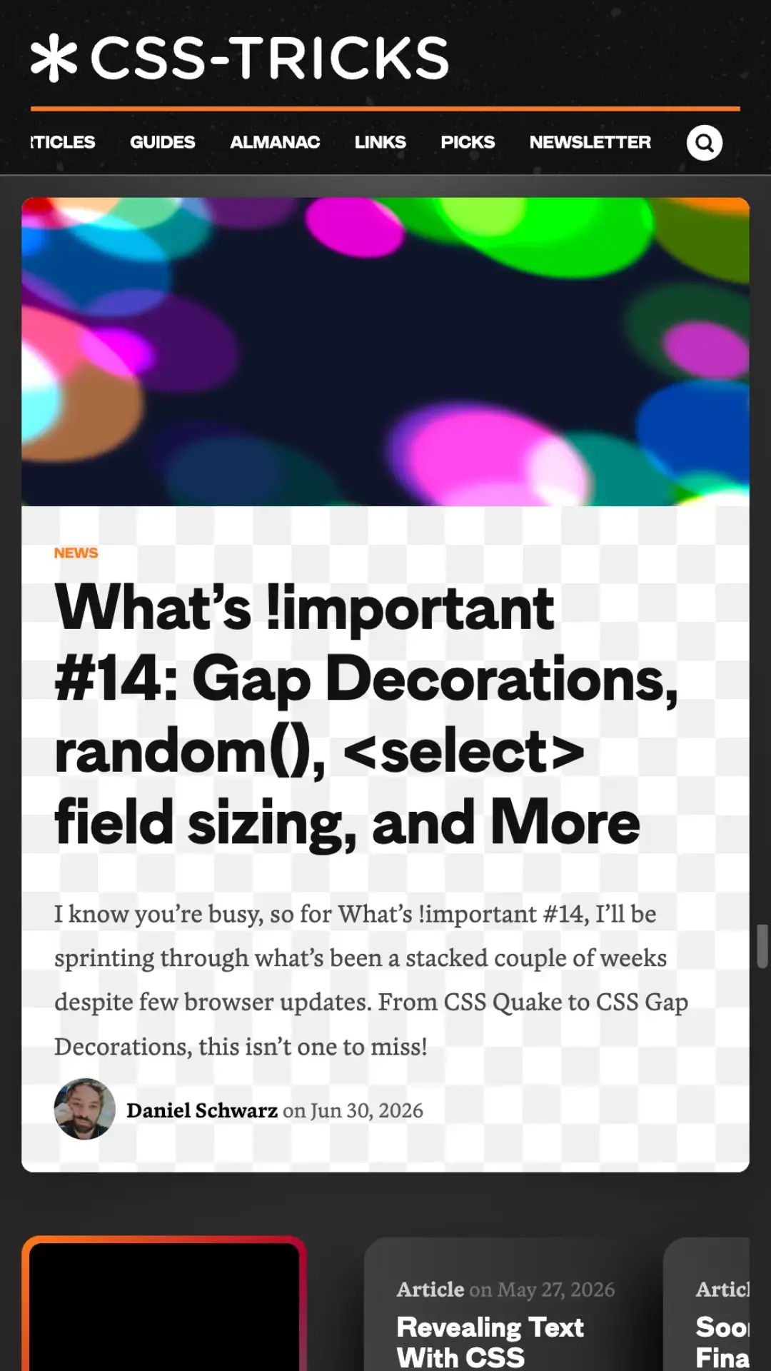 Responsive webdesign css tricks