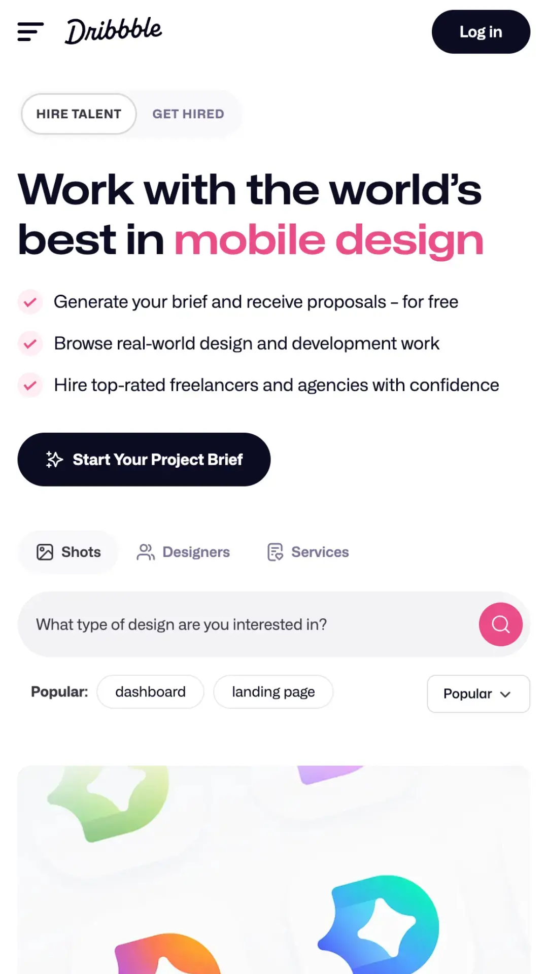 Responsive webdesign dribbble