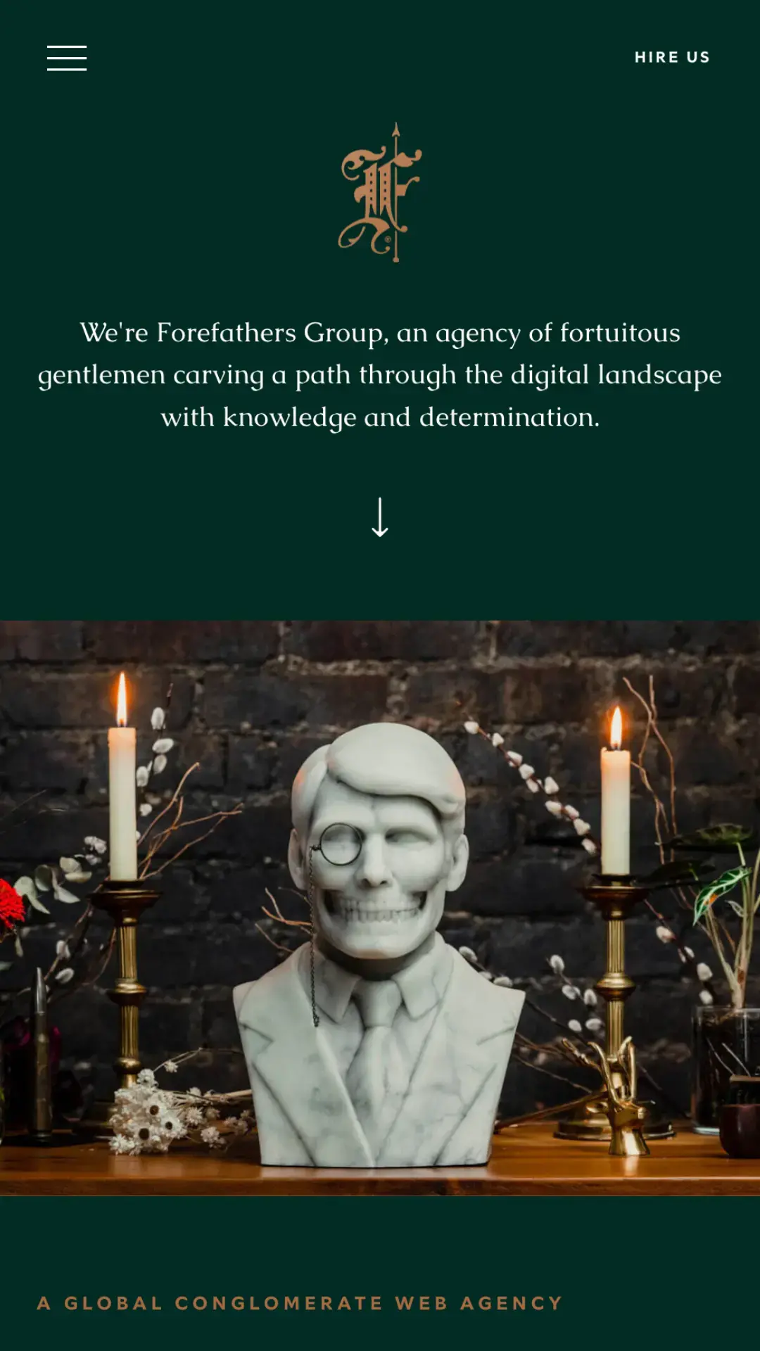 Responsive webdesign forefathers group