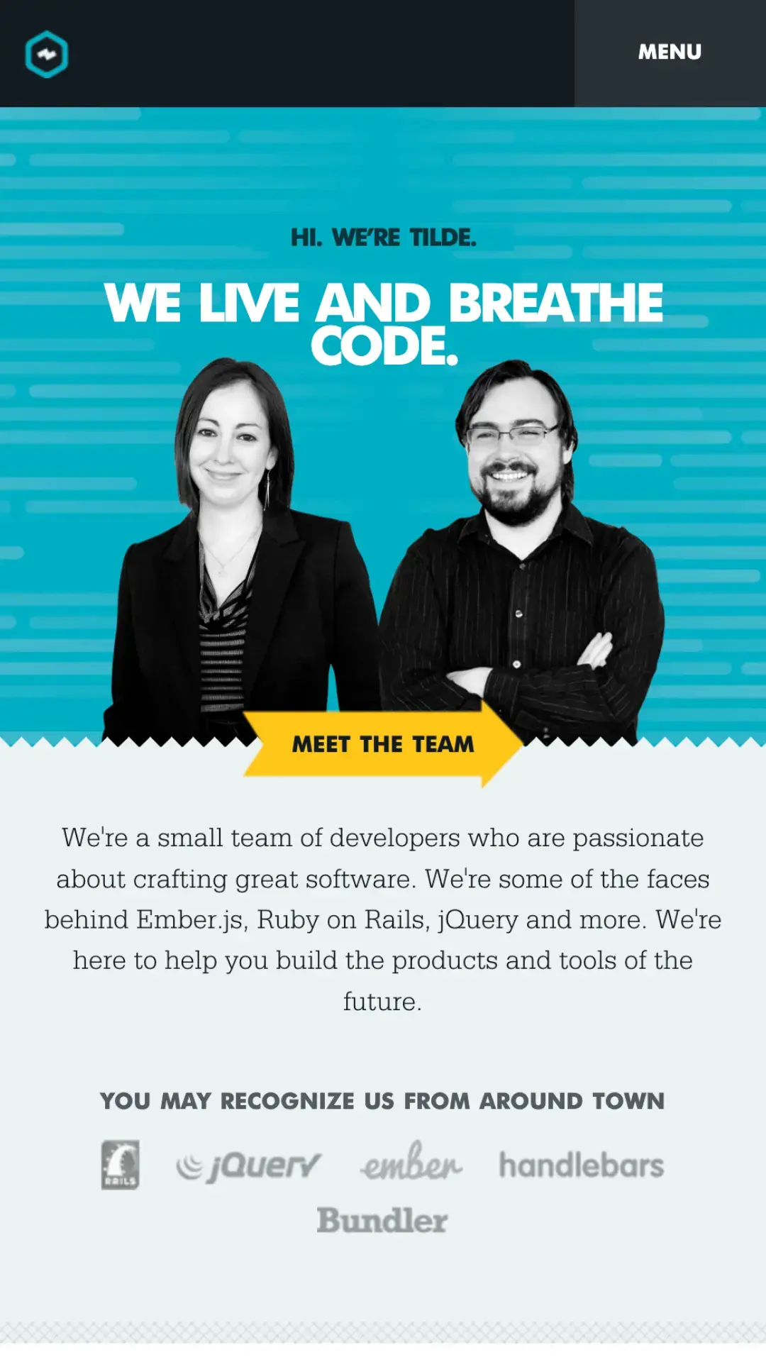 Responsive webdesign tilde