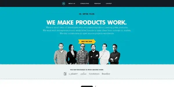 Responsive webdesign Tilde