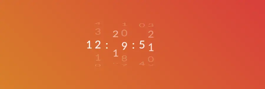 Rotate clock css only