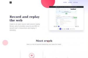 Enregistrer et rejouez le web avec RRweb.io