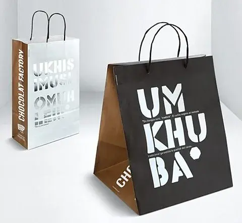 Sac graphique design Packaging Design Chocolat Factory