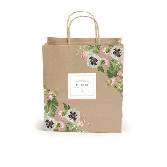 Sac graphique design Fleur par Judit Besze