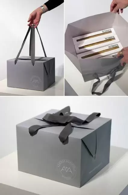 Sac graphique design Boîte cadeau-sac