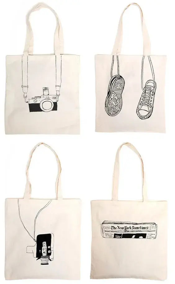 Sac graphique design Love these tote bags
