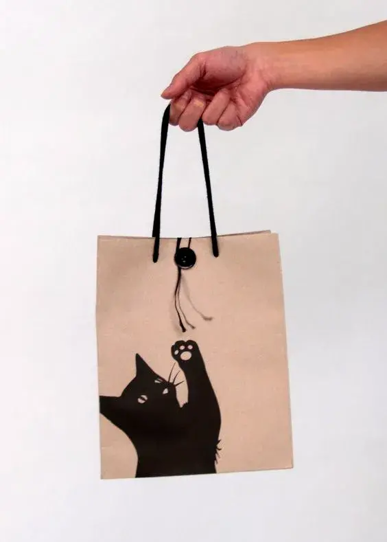Sac graphique design Sac graphique Cat