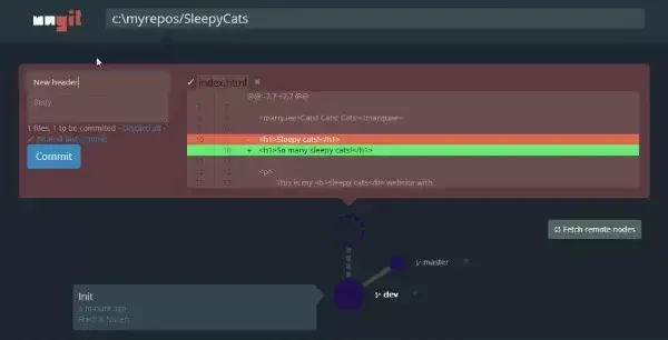 Ungit : enfin un client Git joli et multiplateforme