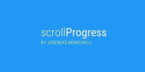 Scroll progress