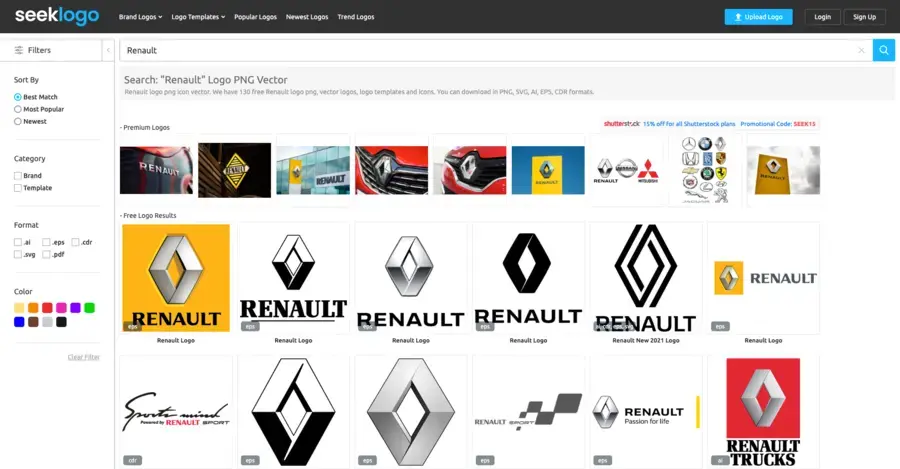 Seeklogo recherche renault