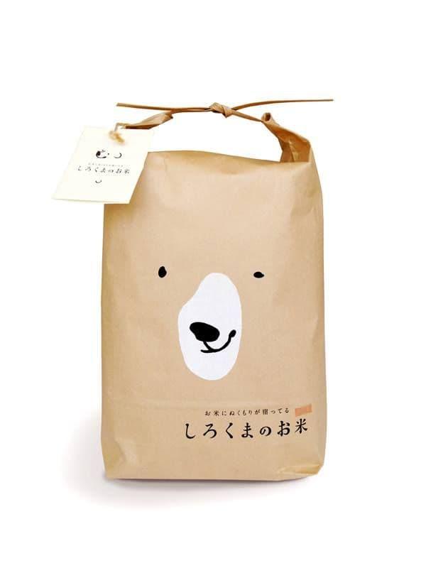 Shirokuma rice packaging