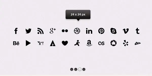 Simple social icons vol1