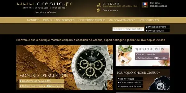 Site montres cresus