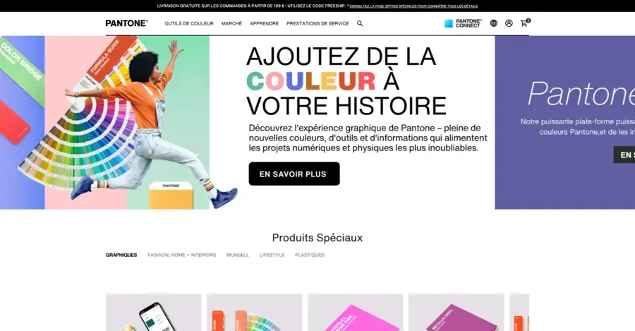 Site pantone canvas pour trouver une inspiration