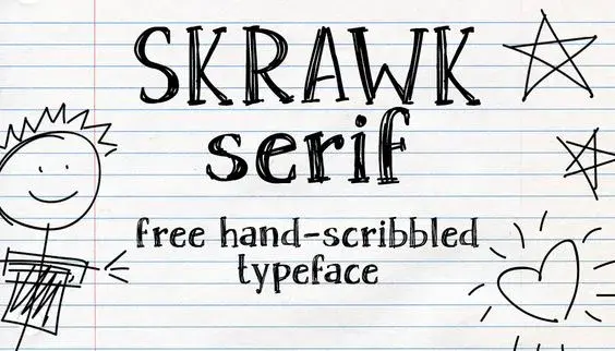 Skrawk serif