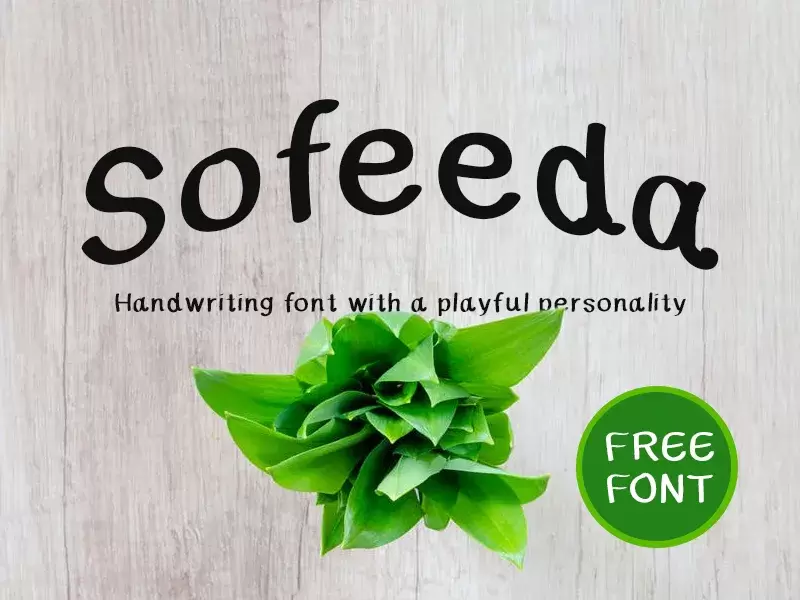 Sofeeda free font