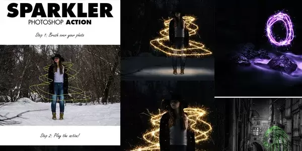 Sparkler-Photoshop-Action