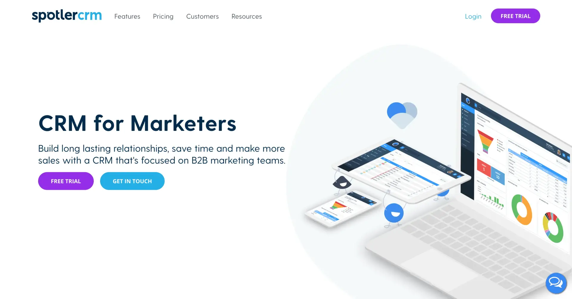 Logiciel CRM gratuit Spotler crm