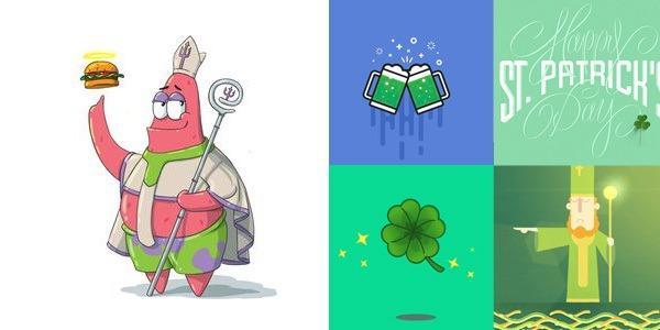 Des gifs, illustrations et des icônes pour la Saint Patrick !