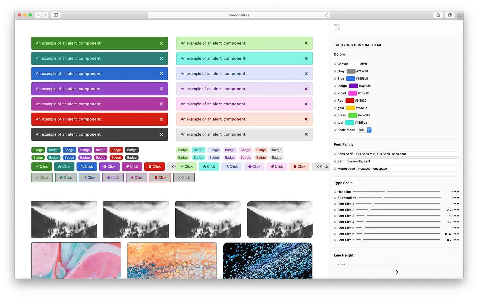 Tachyons theme