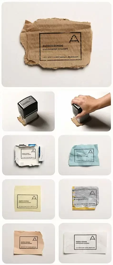 Business card design par Fischer Portugal