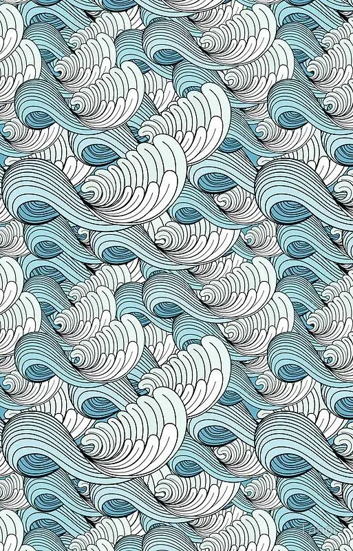 Textures patterns sea waves par Tanor