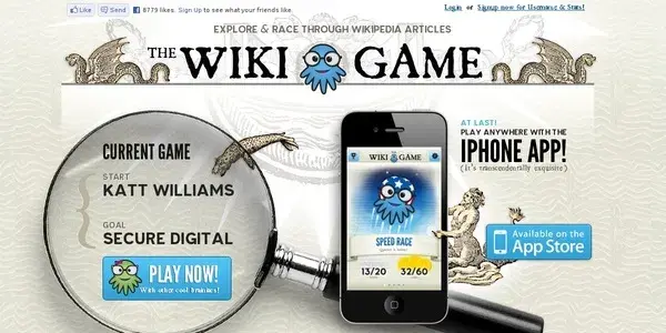 The wiki game wikipedia game