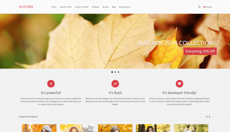 Theme prestashop creer ecommerce reponsive