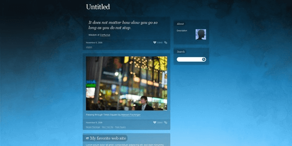 Themes gratuits et premium pour tumblr