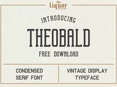 Theobald free font