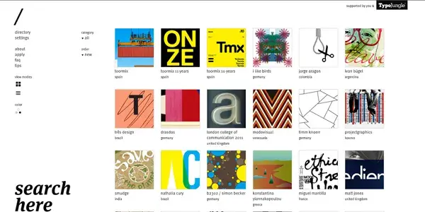 Typographic poster