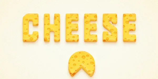 Tutoriel Typographie illustree fromage illustrator