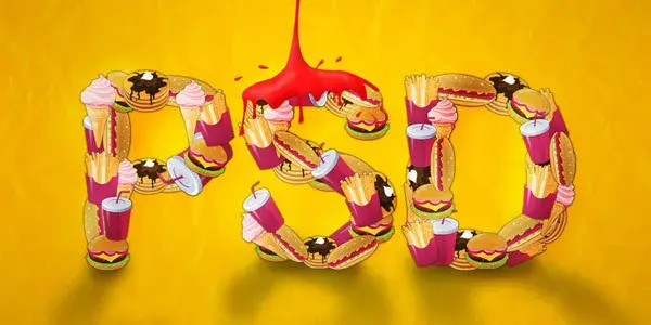 Tutoriel Typographie nourriture illustree