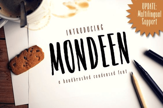 Typographie originale inspirante illustration