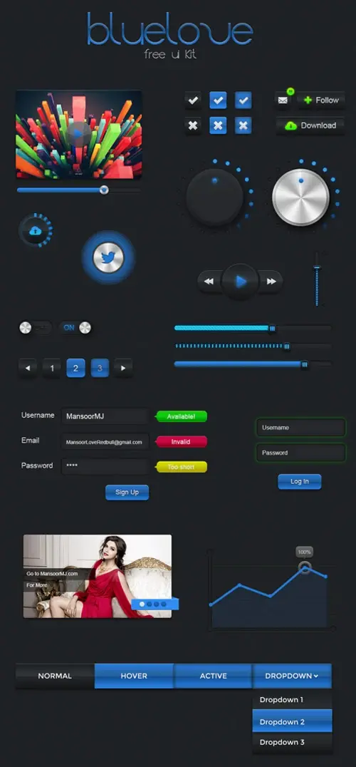 UI Kits Touch50px