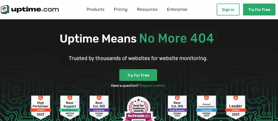 Uptime outil monitoring de site web