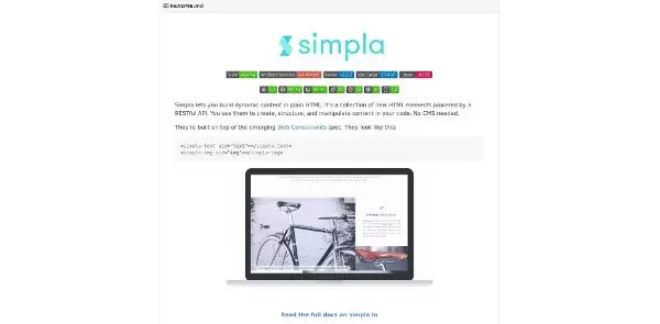 Visualisation simpla