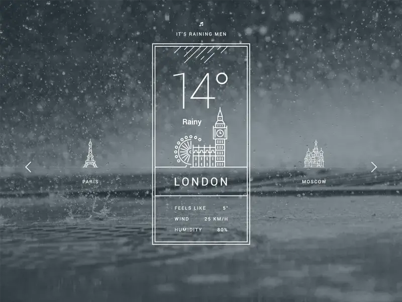 Weather psd freebie