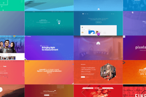 19 web designs utilisant les aplats de couleurs pour des sites efficaces