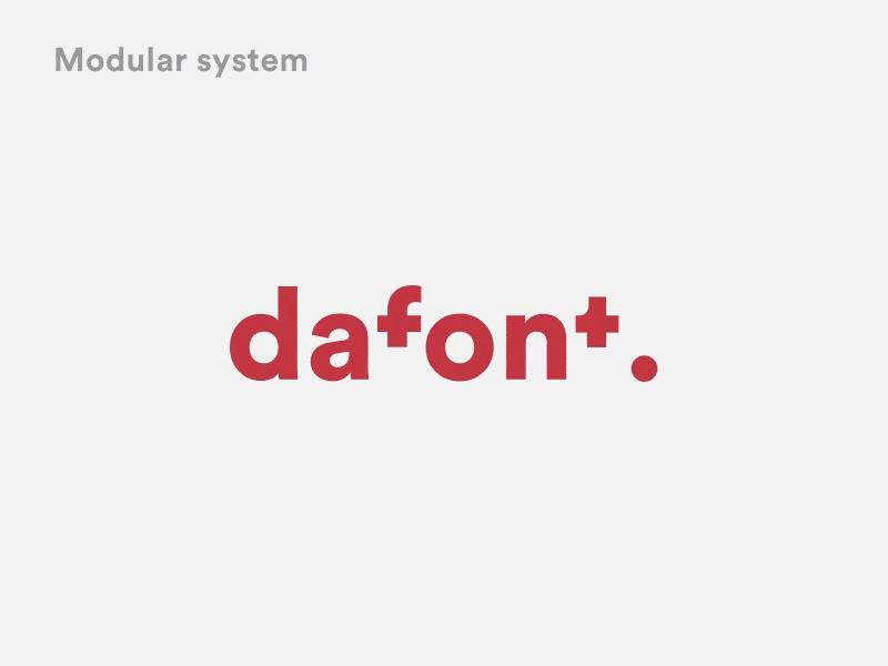 Web design presentation dafont rebranding