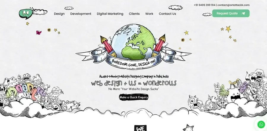 Web Designers Delhi – Art Attack