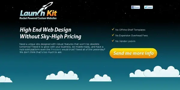 Webdesign responsive Launch Kit
